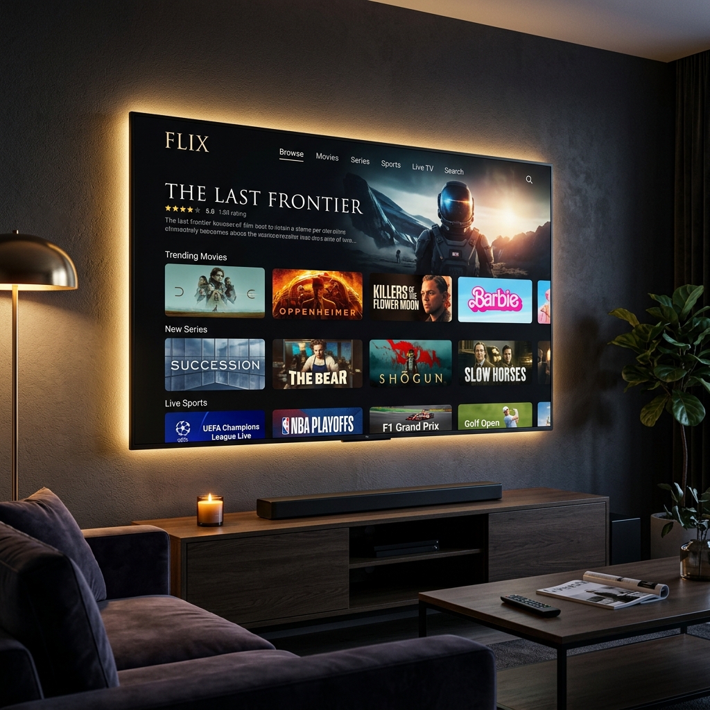 Premium IPTV Streaming Showcase
